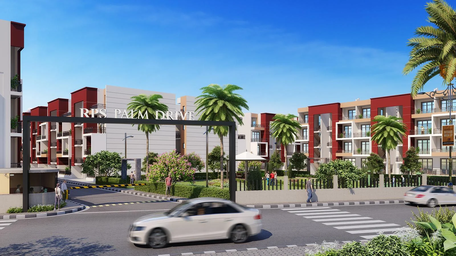 Best low rise gated community floors in RPS Palm Drive Sector 88 Faridabad