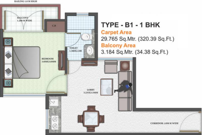 Auric Affordable 1 BHK
