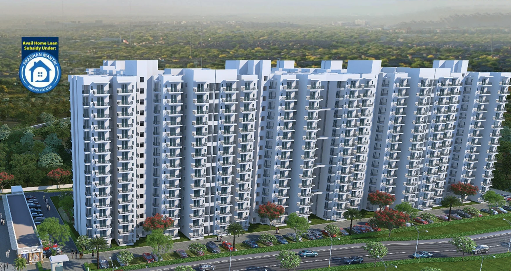 Lowest price flats in Sector 78 Conscient Habitat Faridabad