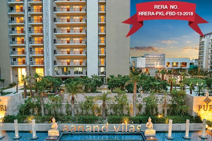 Luxury apartments in Puri Aanandvilas near Aravali International School