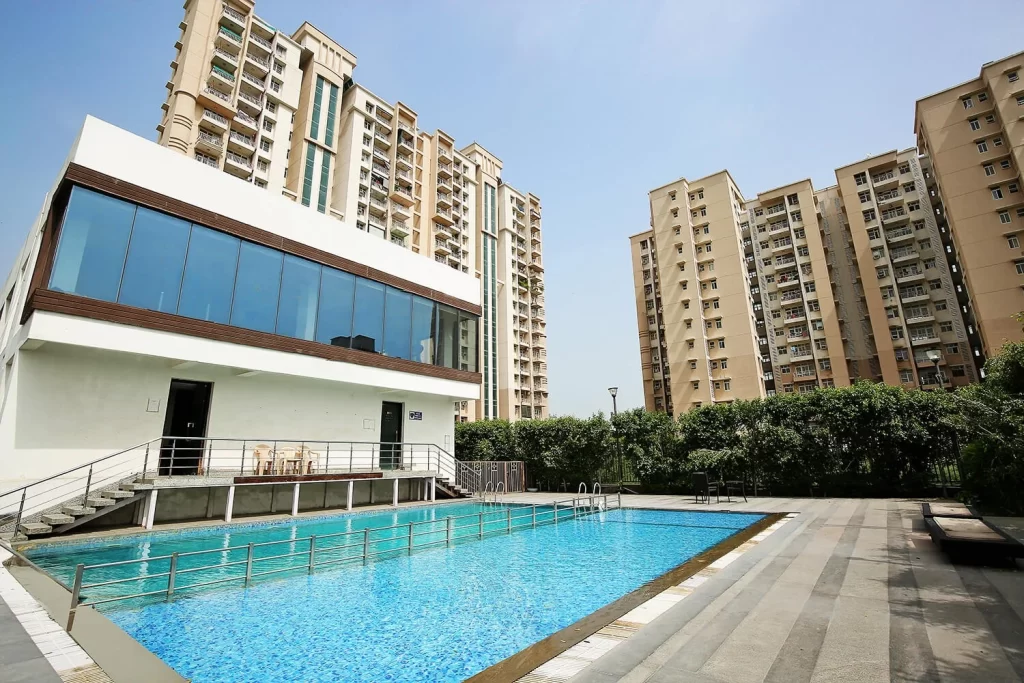 Omaxe Hills Surajkund clubhouse with gym, community hall, and premium facilities