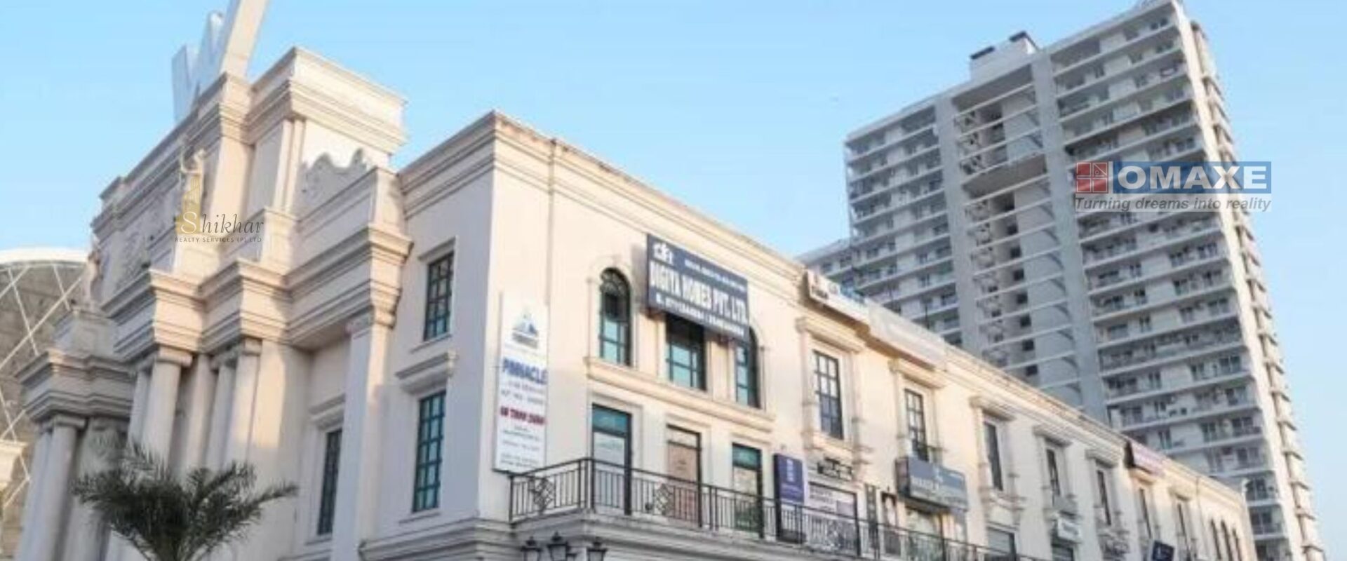 Omaxe World Street Faridabad commercial real estate 2025 with shops and office spaces