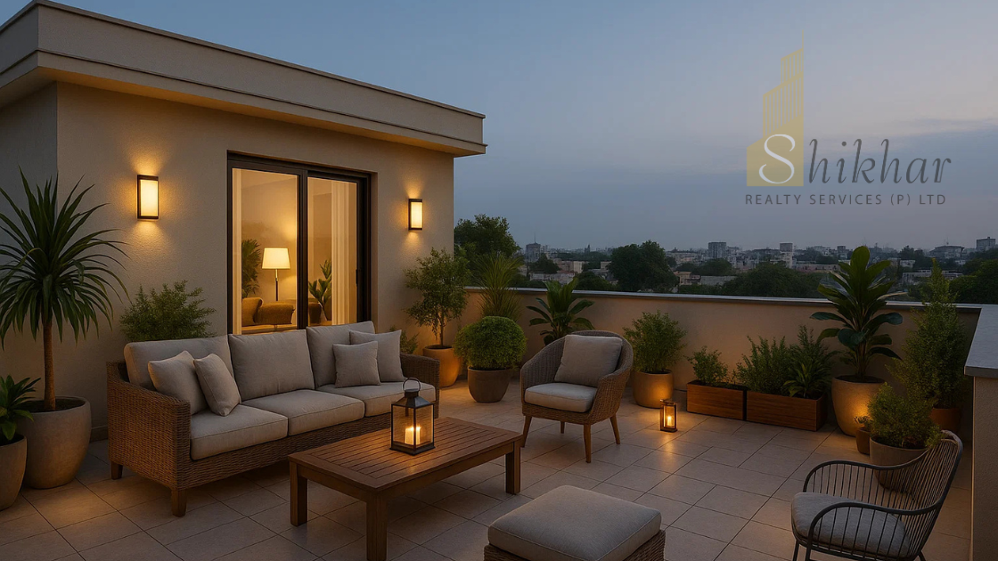 BPTP Amstoria, Sector 77 Faridabad, 3 BHK Independent Floor, Roof Rights, Parklands Pride.