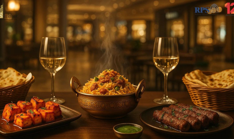 Luxury dining setup representing The Crosswalk at 12th Avenue near RPS Green Valley.