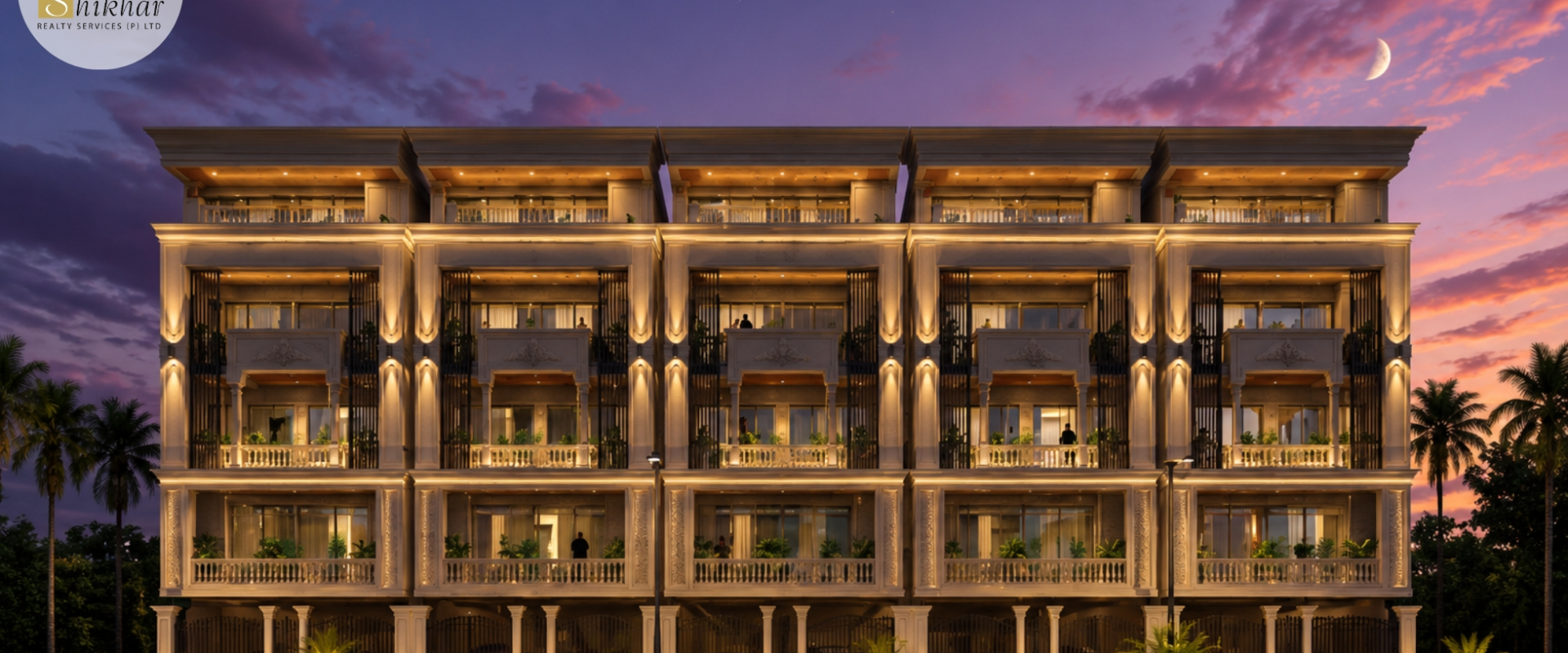 Luxury independent floors and premium flats in Faridabad with modern architecture and lifestyle amenities