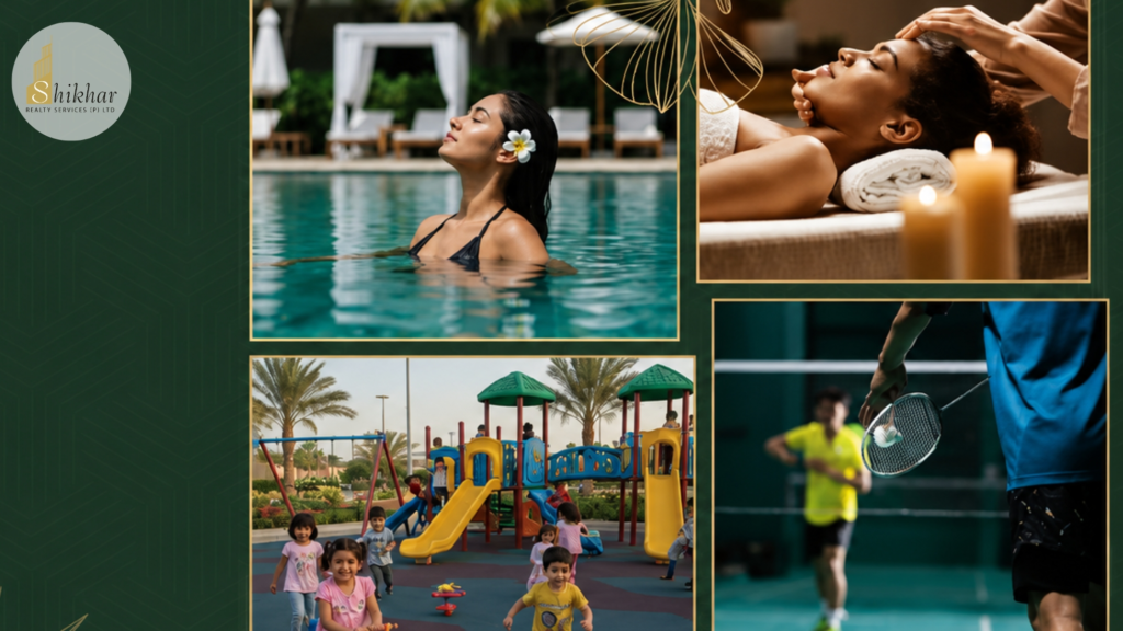 Modern luxury flats in Faridabad featuring spacious independent floors and premium residential living