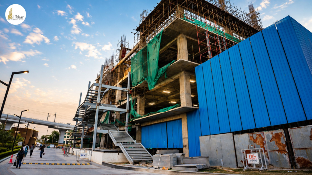 Modern office spaces at RPS Infinia commercial project in Faridabad