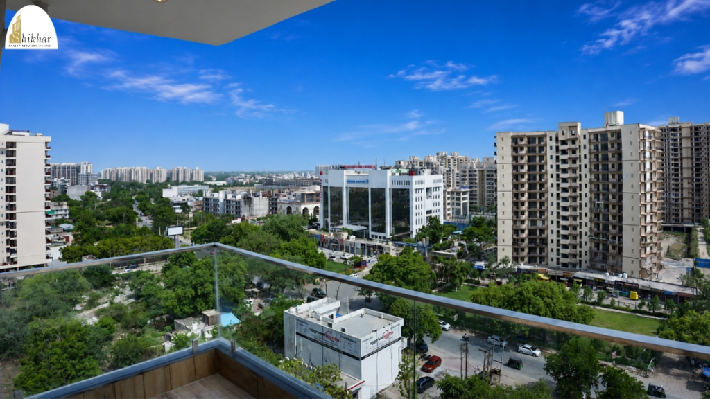 RPS Auria premium residential apartments in RPS City Sector 88 Faridabad by RPS Group, featuring modern residential towers, landscaped green spaces, spacious homes, luxury amenities, and family-friendly community living.