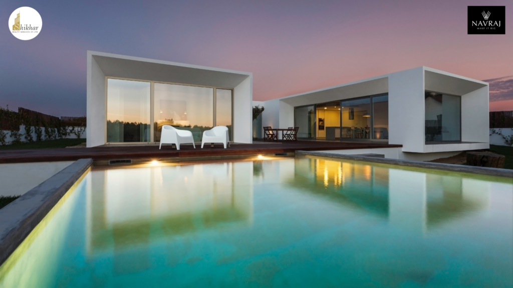 Aerial view of Navraj Faridabad Sector 110 premium residential project in Greater Faridabad