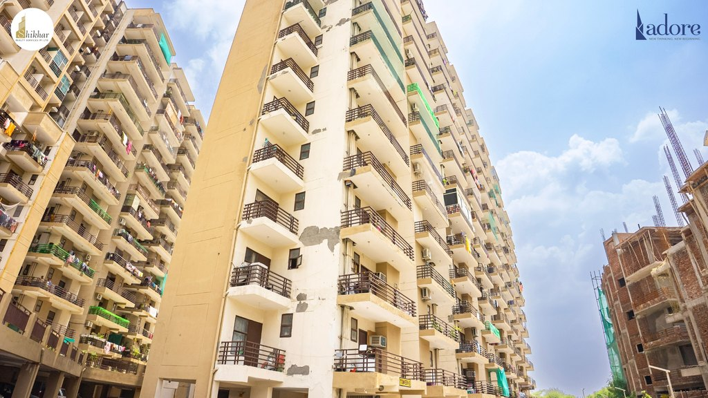 Adore Samriddhi parking area Sector 89 Faridabad