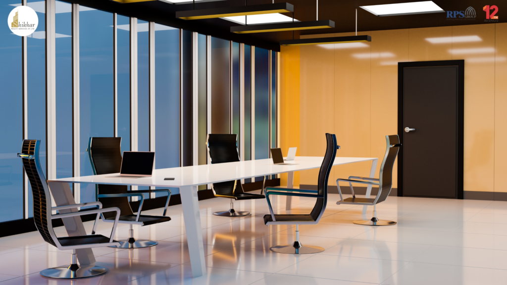 Modern office building on Delhi Mathura Road Faridabad