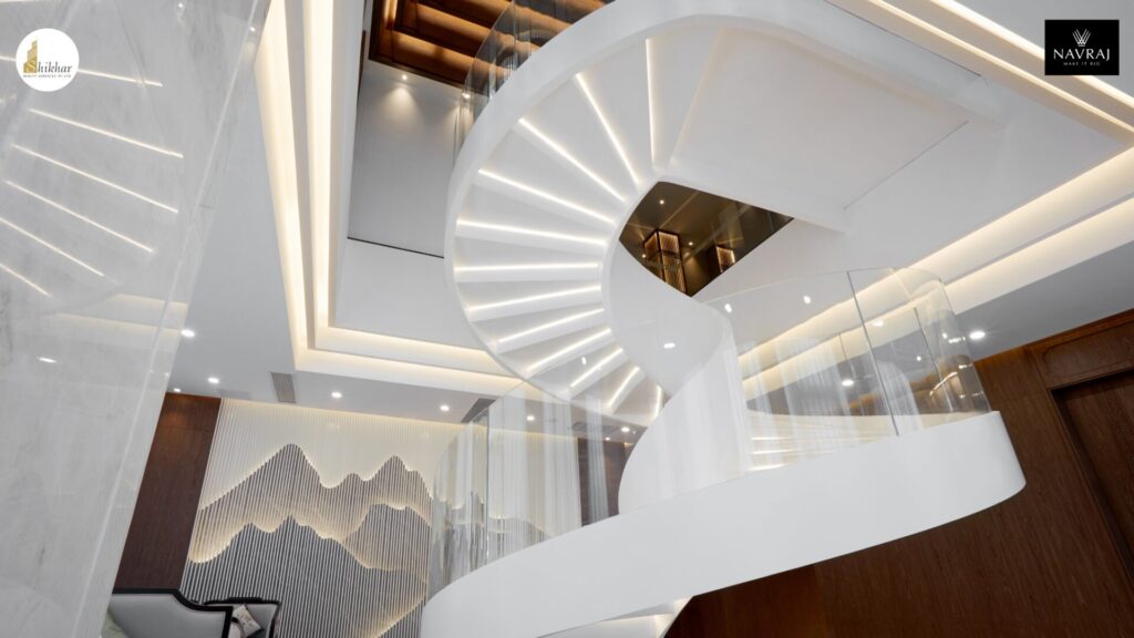 Natural light-filled interiors at Navraj The Marq Faridabad