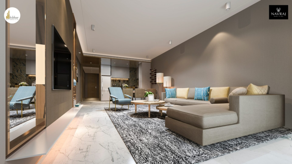 Panoramic sky homes at Navraj The Marq in Faridabad