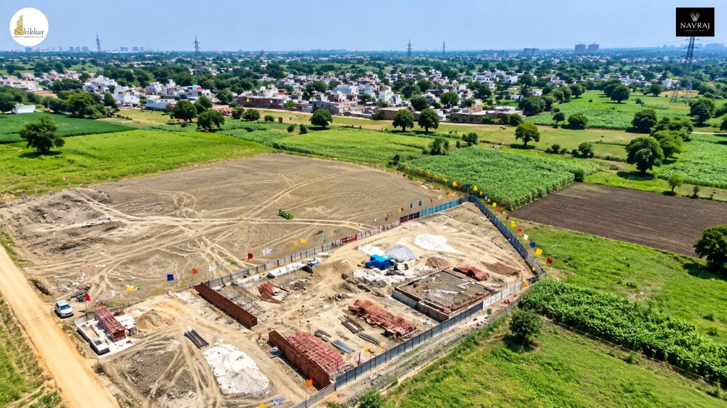 Slip road connectivity towards Faridabad near DMX Urban Greens