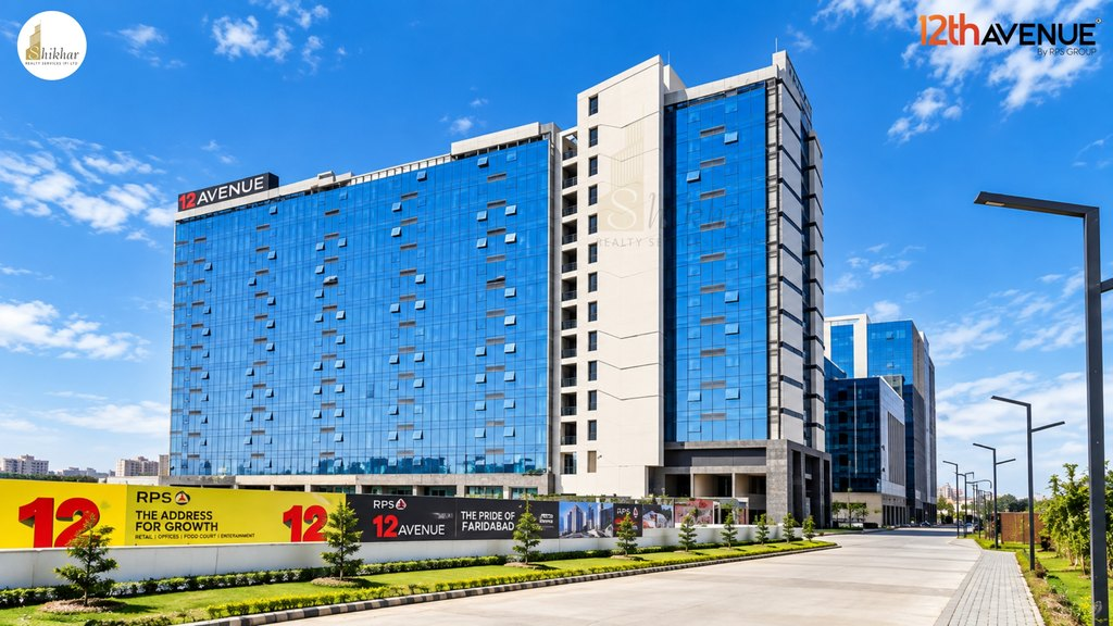 RPS 12th Avenue commercial development on Mathura Road Faridabad