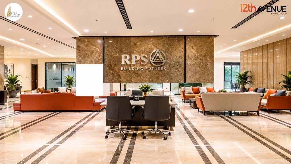 Modern corporate office space at RPS 12th Avenue Faridabad