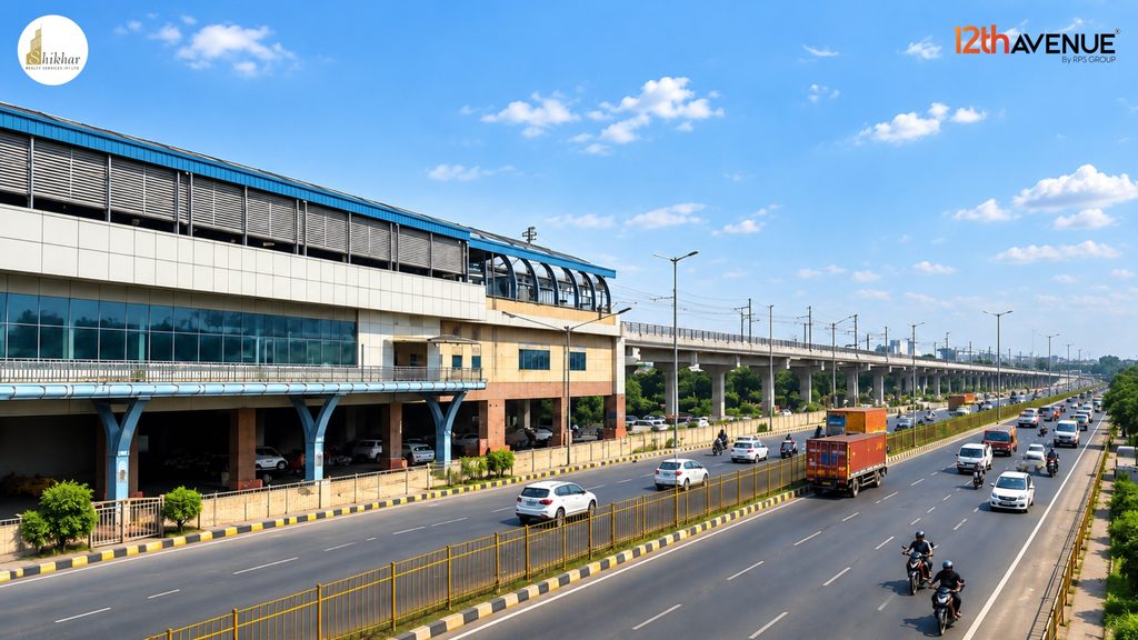 Sarai Metro Station connectivity near Faridabad commercial offices
