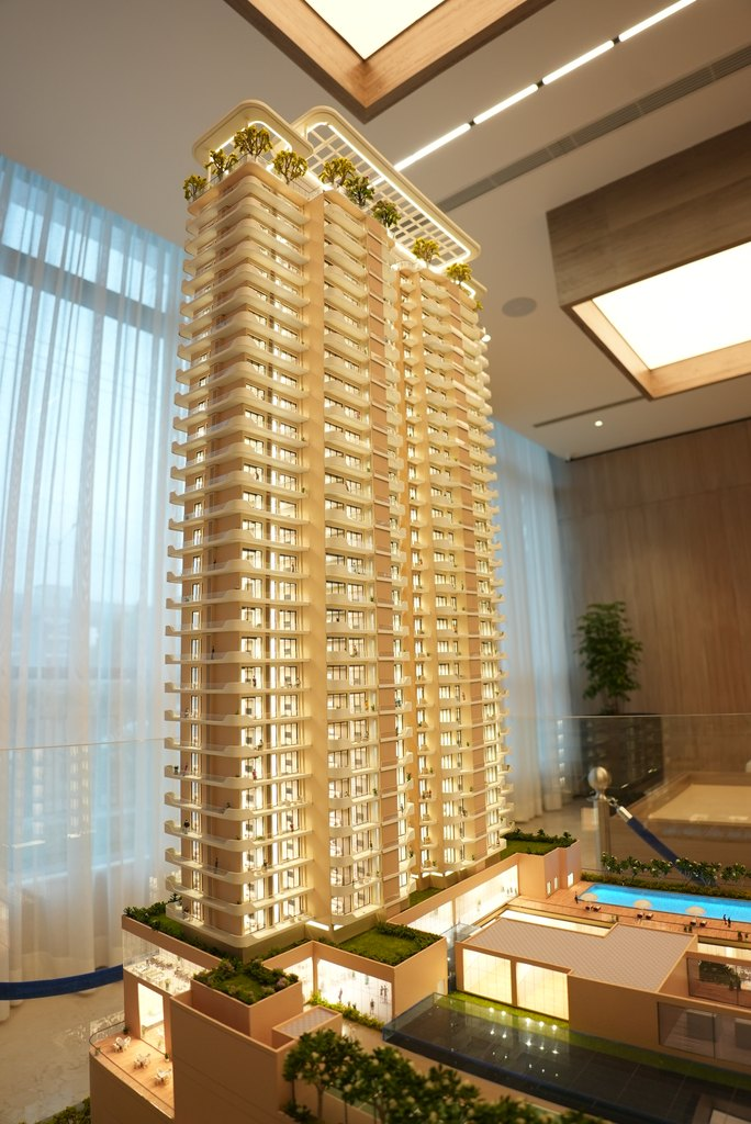 Exterior architectural rendering of Bhumika Realty project in Sector 27A