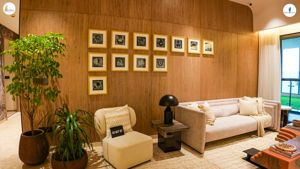 Bhumika Realty apartment layout showing bedroom and living spaces